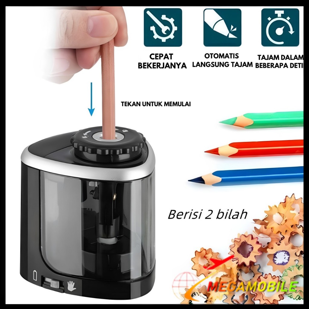 

MM Rautan Pensil Rotary Pensil 6-8mm Untuk Alat Tulis Sekolah Kantor Rautan Pensil Listrik Otomatis Manual Baterai Rautan Pensil Elektrik Portebel Pencil Sharpener