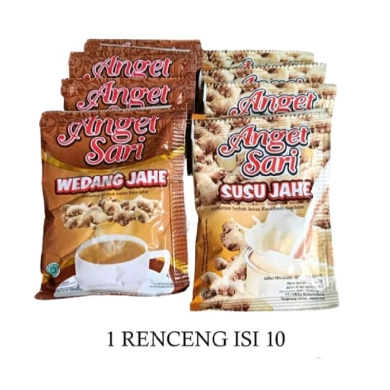 

Anget Sari Wedang Jahe 1 Renceng isi 10pcs