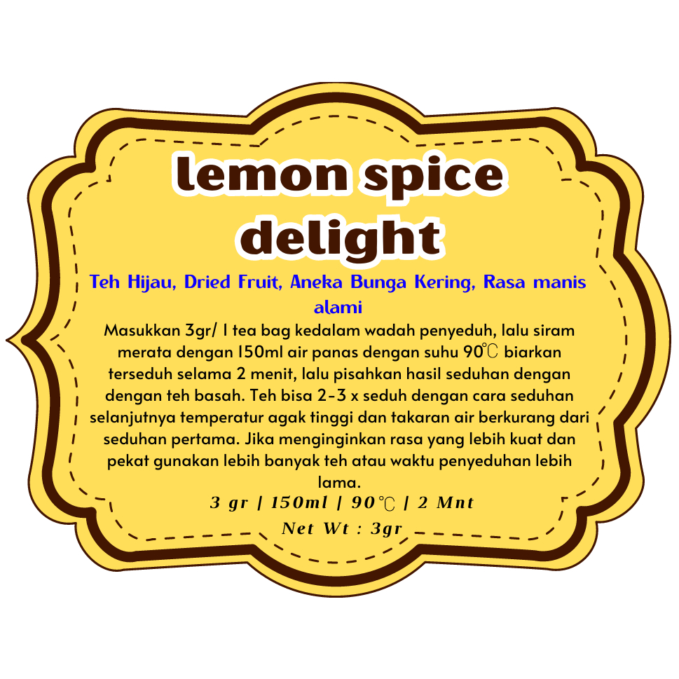 

TSURAYAA TEA LEMON SPICE DELIGHT