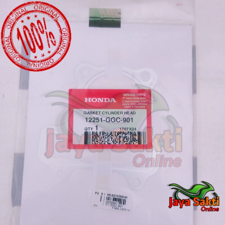 PAKING BLOK HEAD ATAS BEAT FI 2013 ASLI HONDA