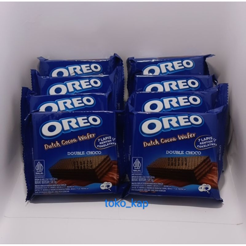 

Oreo Wafer Double Choco 58gr (Exp. Agu 2025)