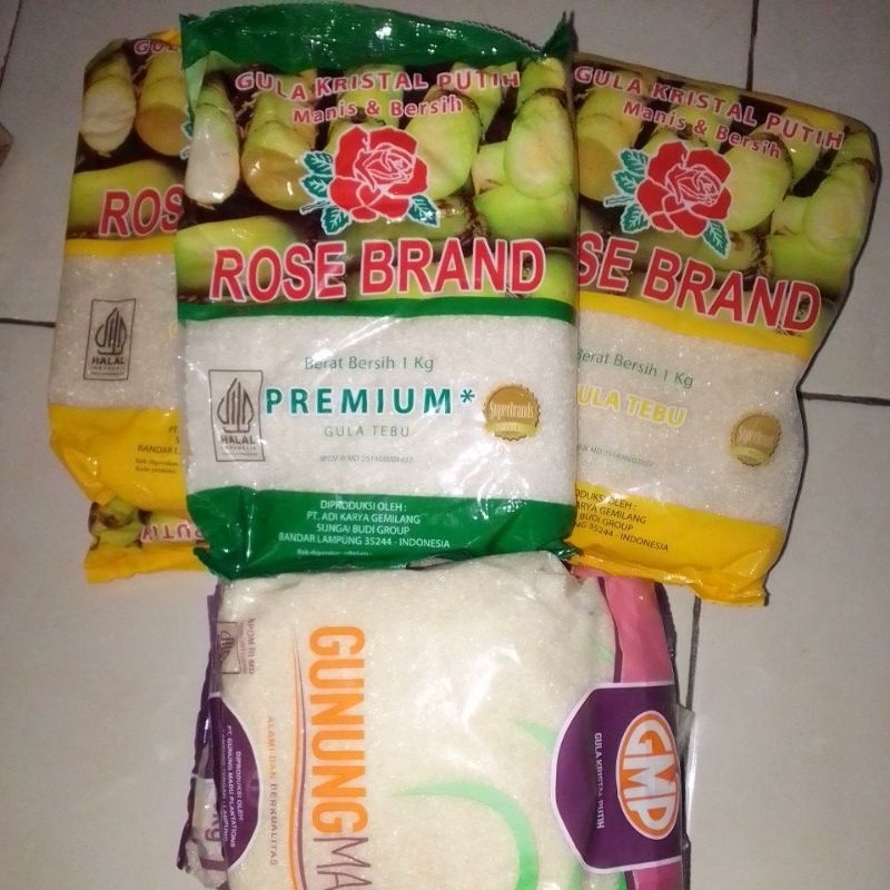 

{READY SIAP KIRIM} GULA PASIR ROSEBRAND GMP 1KG