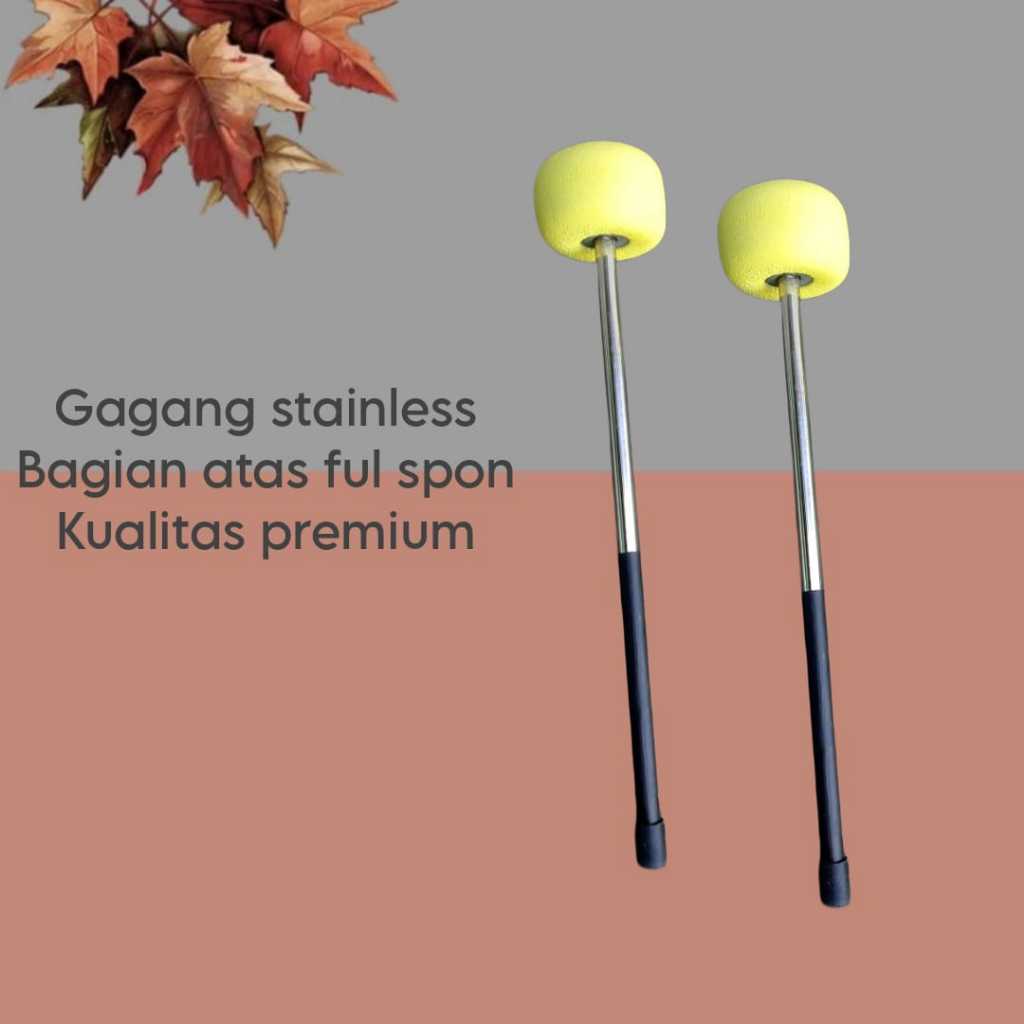 Stick Bass Hadroh 2 pcs Stik Bas Sepasang Rebana Az Zahir