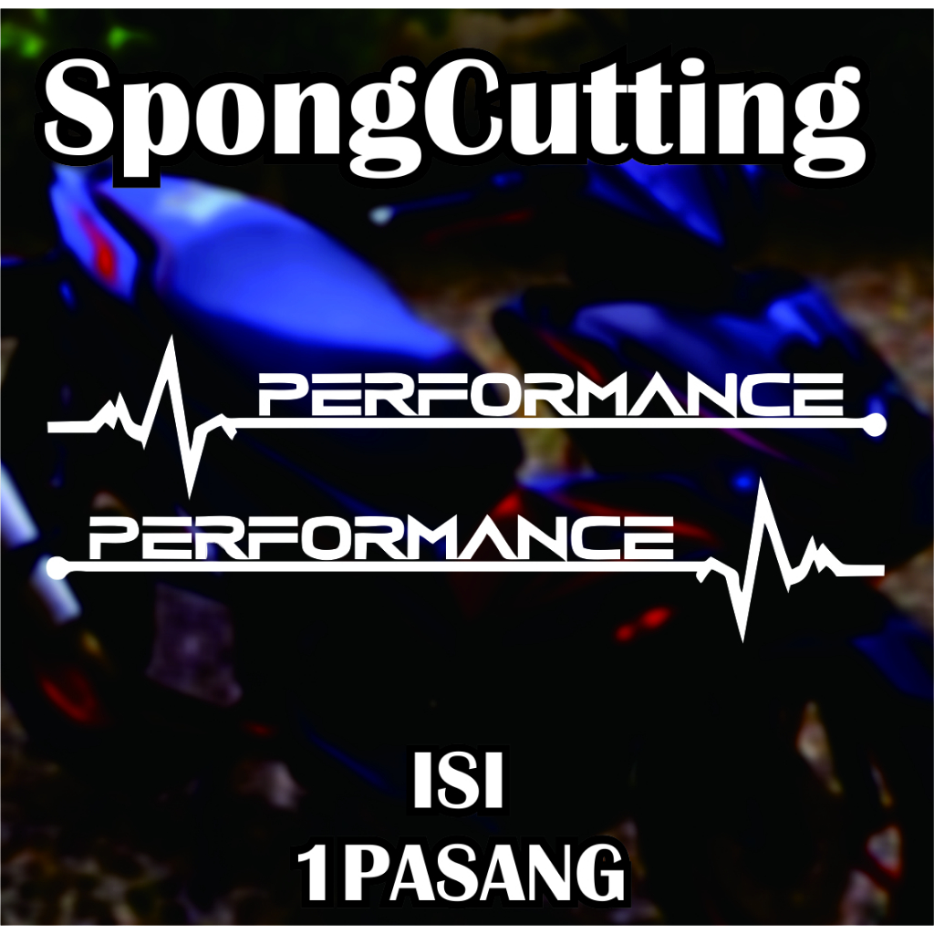Stiker Sticker Motor FERFORMANCE Keren Stiker Hologram Motor Matic Bukan Sticker Printcut
