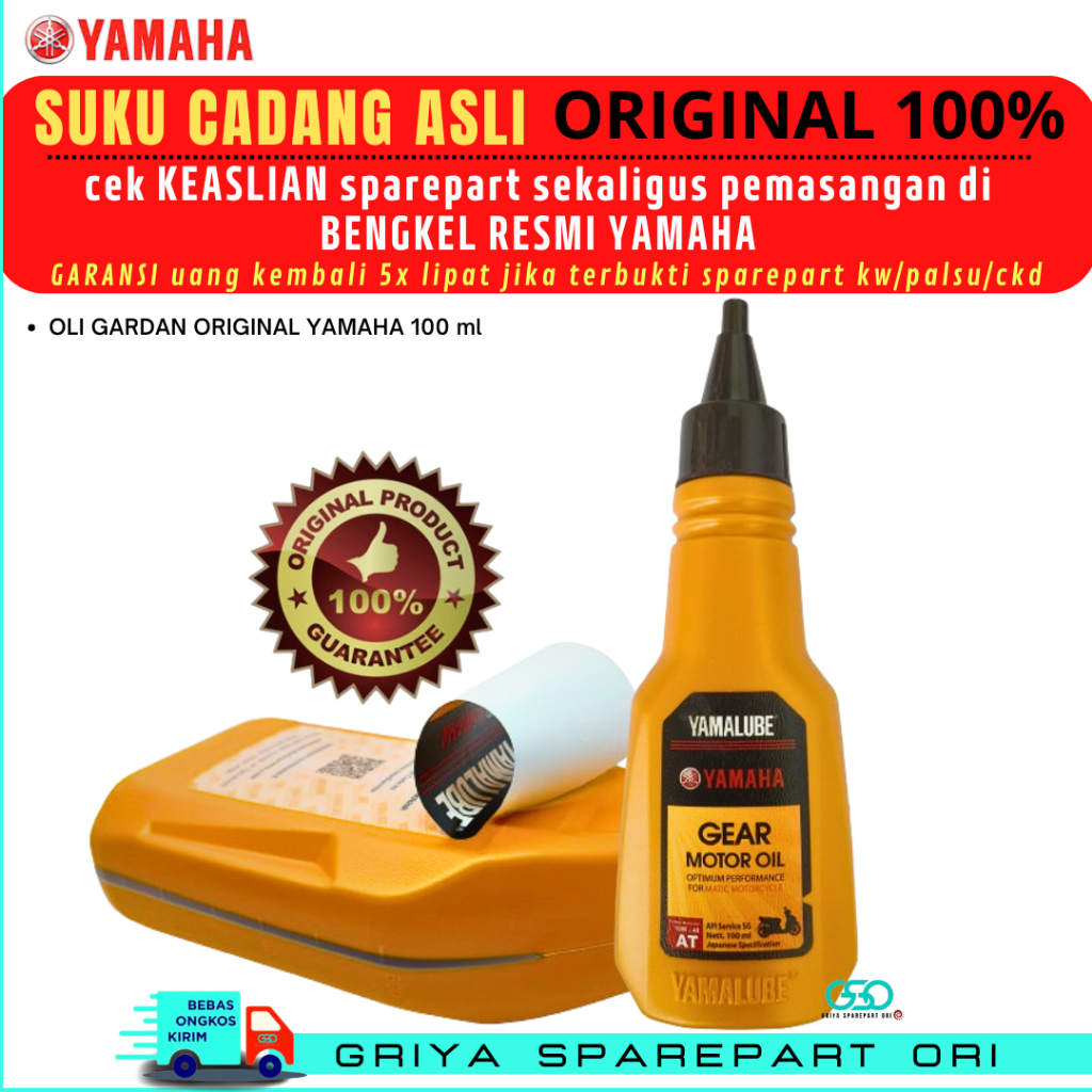 Oli gardan motor matic Ori yamaha Oli Yamalube Matic Original Asli Paket Oli Gardan