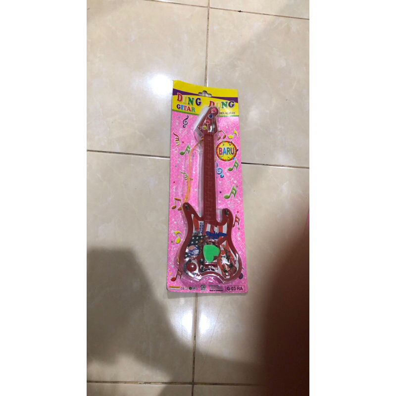 Mainan Gitar dindong anak