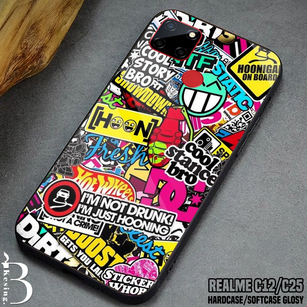 Case Realme C12 / Realme C25 - Casing Hp Realme C25 / Realme C12 Motif GRAFF - Silikon Hp Realme C12