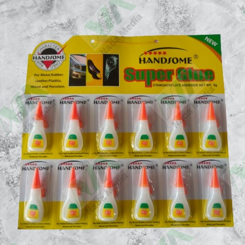 

LEM SUPER GLUE HANDSOME / LEM KOREA RENCENG ISI 12 PCS