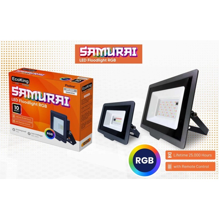 KAP SOROT LED 30W, 50W, 100W RGB SAMURAI ECOKING