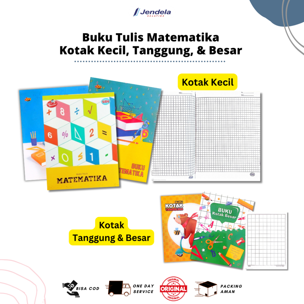 

Buku Tulis Kotak Kecil Tanggung Besar / Buku Tulis Matematika - ATK