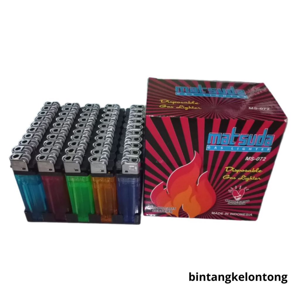 GROSIR Korek Api Gas 50 PCS / Korek Rokok / Korek Matsuda Roda Kotak