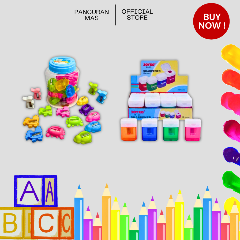 

Rautan Pensil / Serutan Pensil Karakter & Joyko B23 ( 1 pcs )