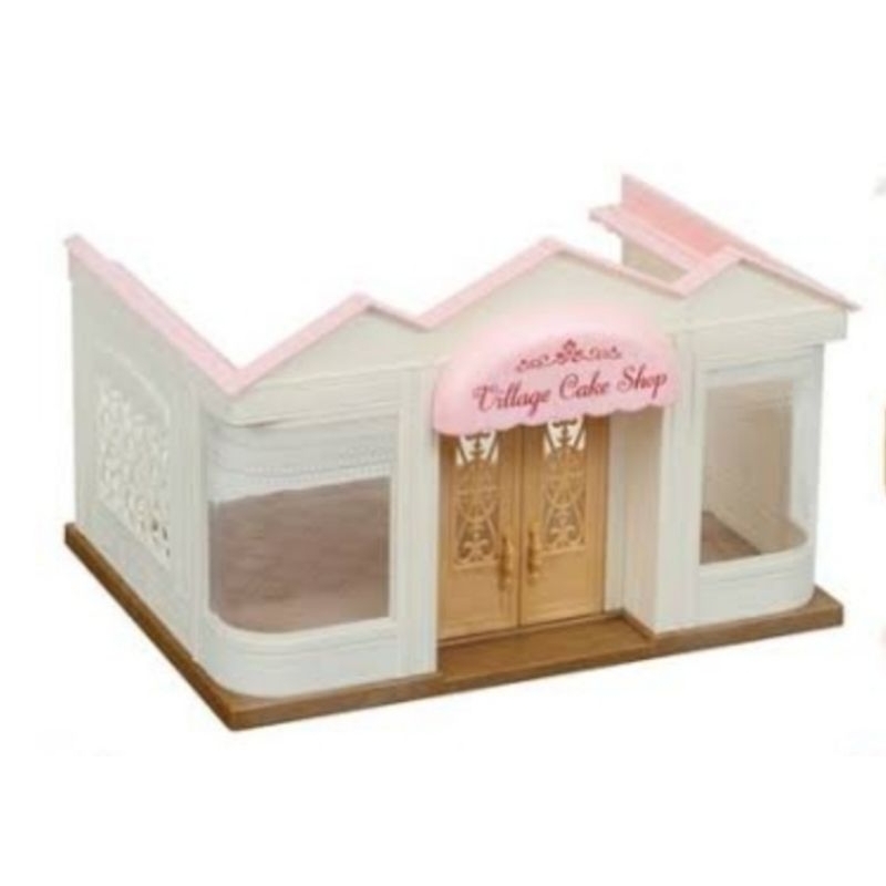 Sylvanian Families Village Cake Shop bangunan saja