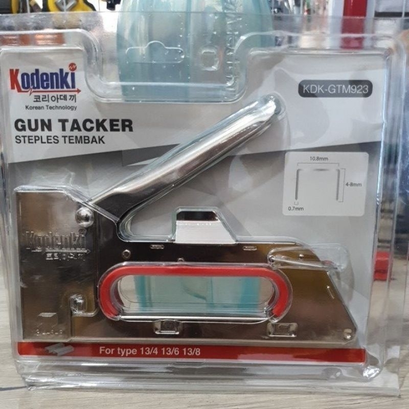 

R23 STAPLES HEKTER TEMBAK JOK PAKU KAYU MANUAL GUN TACKER KODENKI R-23