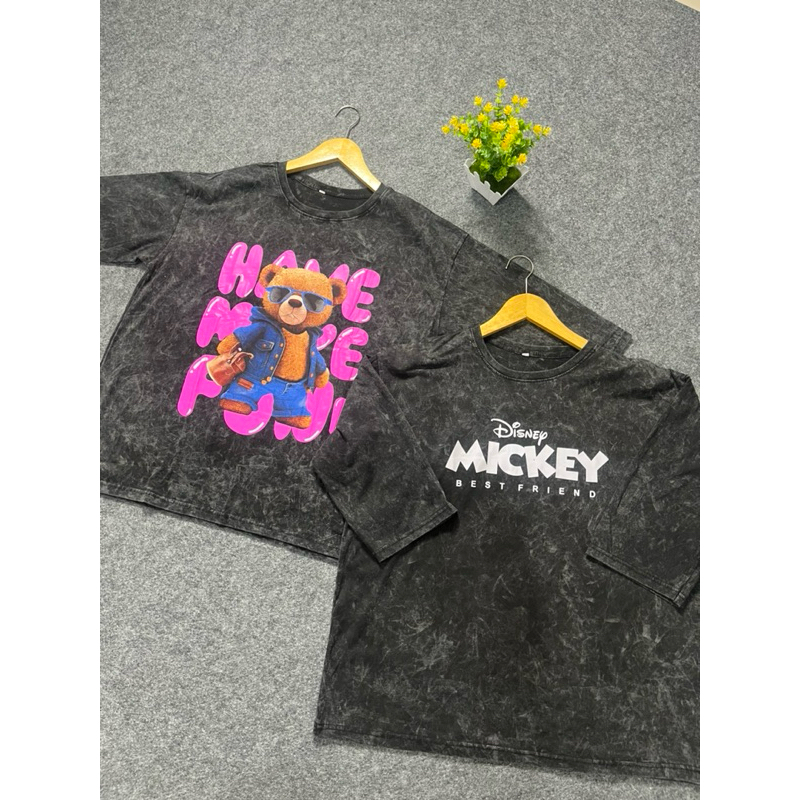 kaos mickey oversize