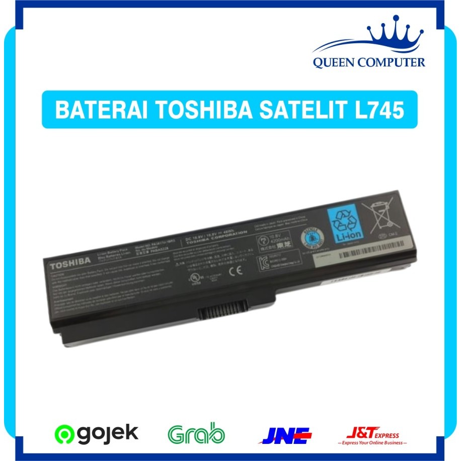 Baterai Laptop Toshiba Satellite L745 L740 L735 L730 PA3817