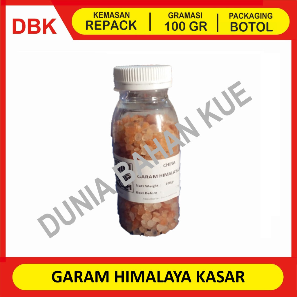 

GARAM HIMALAYA MURNI / PURE HIMALAYAN SALT - REPACK 100 GR