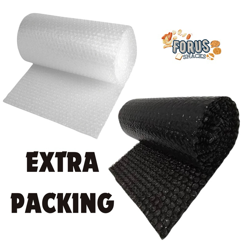 

EXTRA BUBBLE WRAP untuk packing lebih AMAN