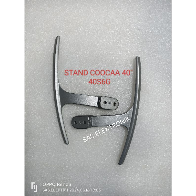 STAND BRACKET KAKI PEDESTAL DUDUKAN TV LED COOCAA 40/43/50 INCH 40S6G 43S6G 50S6G 40S6 G 43S6 G 50S6