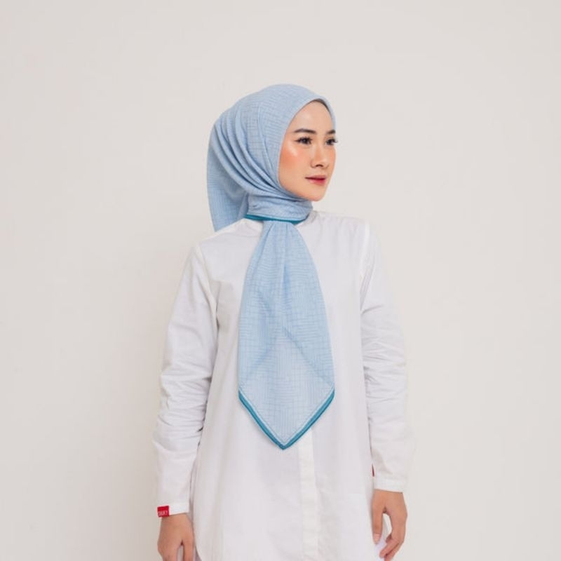 DAUKY HIJAB SEGI EMPAT TERBARU LABIRIN SCARF DAUKY TERBARU 2024 DAUKY