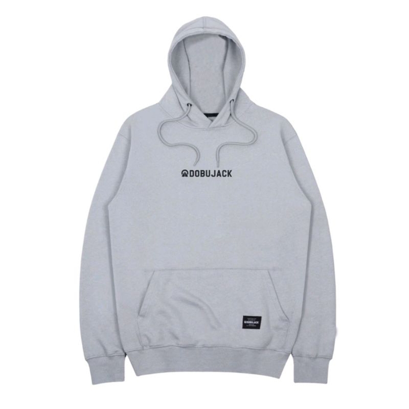 DOBUJACK HOODIE PULLOVER GREY LOGO