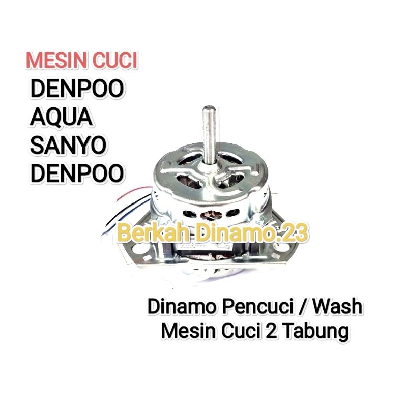 Motor / Dinamo Pencuci Mesin Cuci 2 Tabung Mesin Dinamo Wash / Penggilas