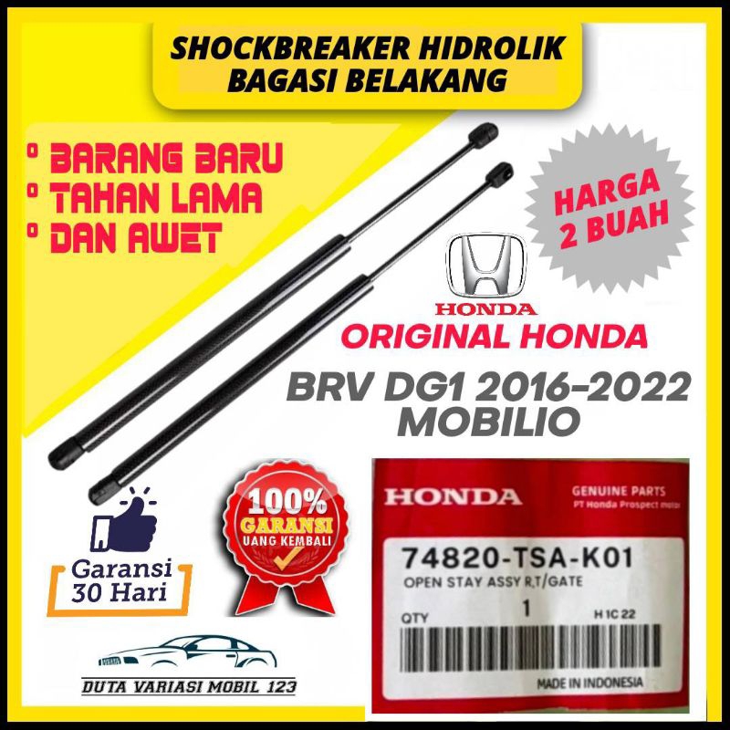 Shockbreaker Shock Hidrolik Bagasi Belakang BRV DG1 2016-2022 MOBILIO