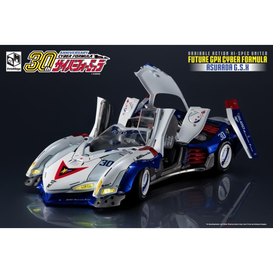 Threezero Variable Action Hi-Spec Cyber Formula Asurada GSX GPX