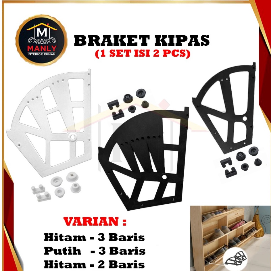 Bracket Fitting Lipat  Bracket Rak Sepatu Lipat  Rak Sepatu Kipas Rak Sepatu Putar