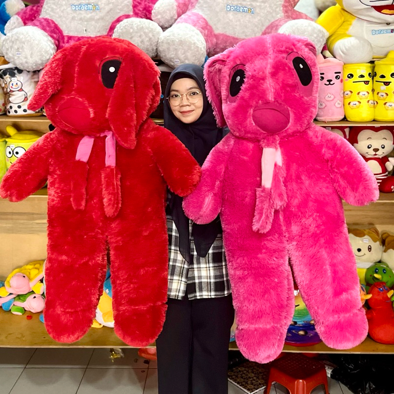 Boneka Stitch syal tegak berdiri rasfur lucu boneka stitch Super Jumbo giant boneka stitch Besar lol