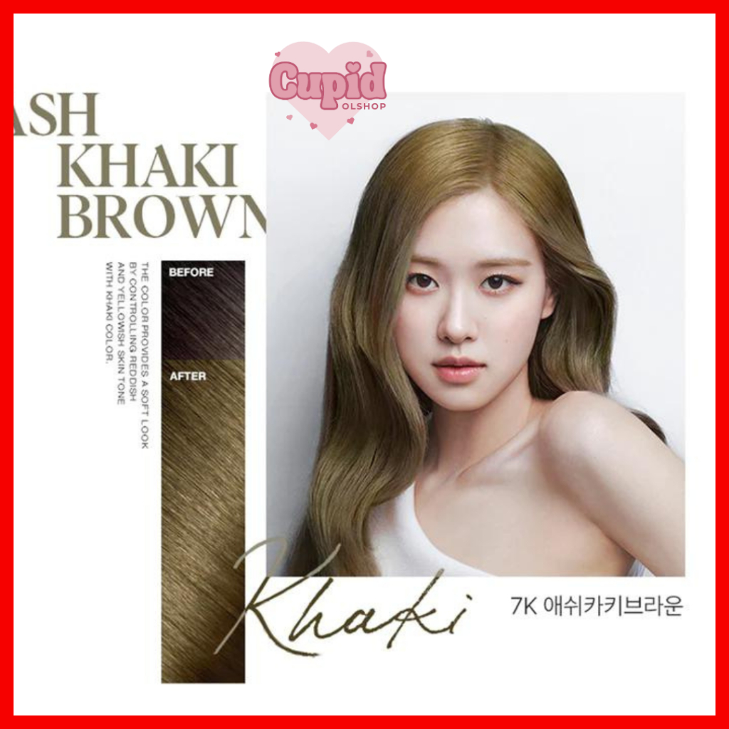 MISE EN SCENE HELLO BUBBLE ASH KHAKI BROWN CAT RAMBUT ORIGINAL