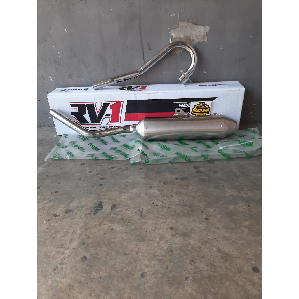Knalpot Norifumi RV-1 N4 Ori PNP Honda CRF 150 L BARCODE TEMBUS
