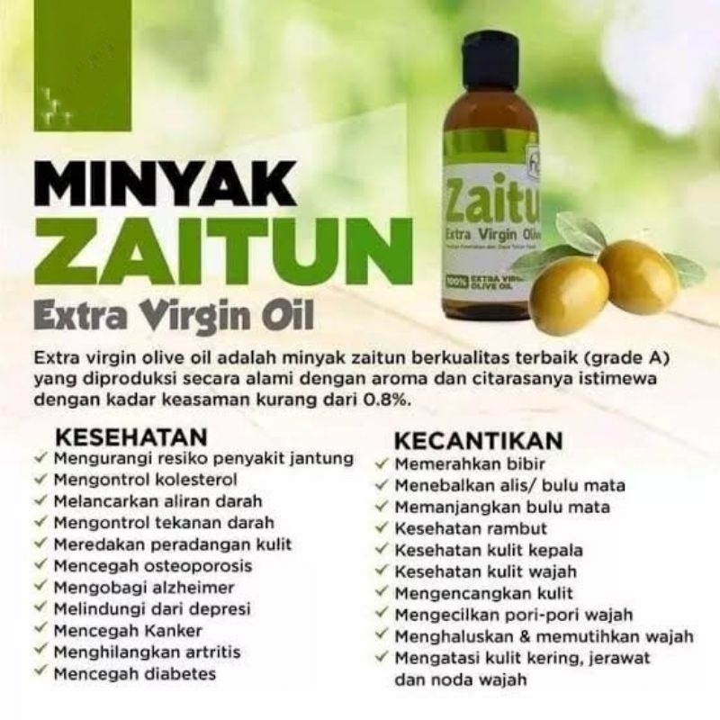 Sinai Olive Oil 60ml 100% minyak zaitun asli ORIGINAL (Aman Dikonsumsi)