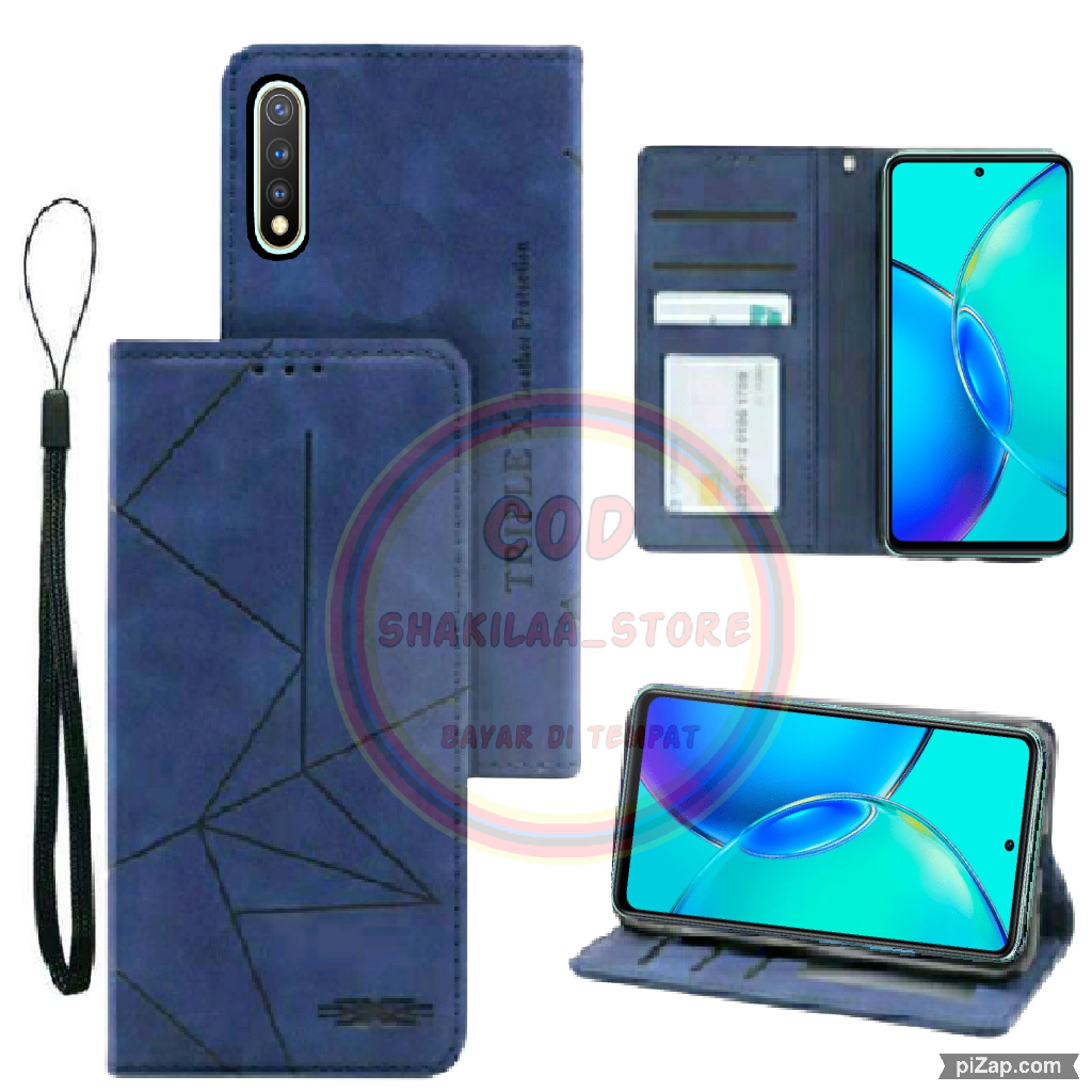 CASE HP SAMSUNG A30S/A50/A50S MOTIF MAGNET - CASING DOMPET-FLIP COVER LEATHER-SARUNG HP