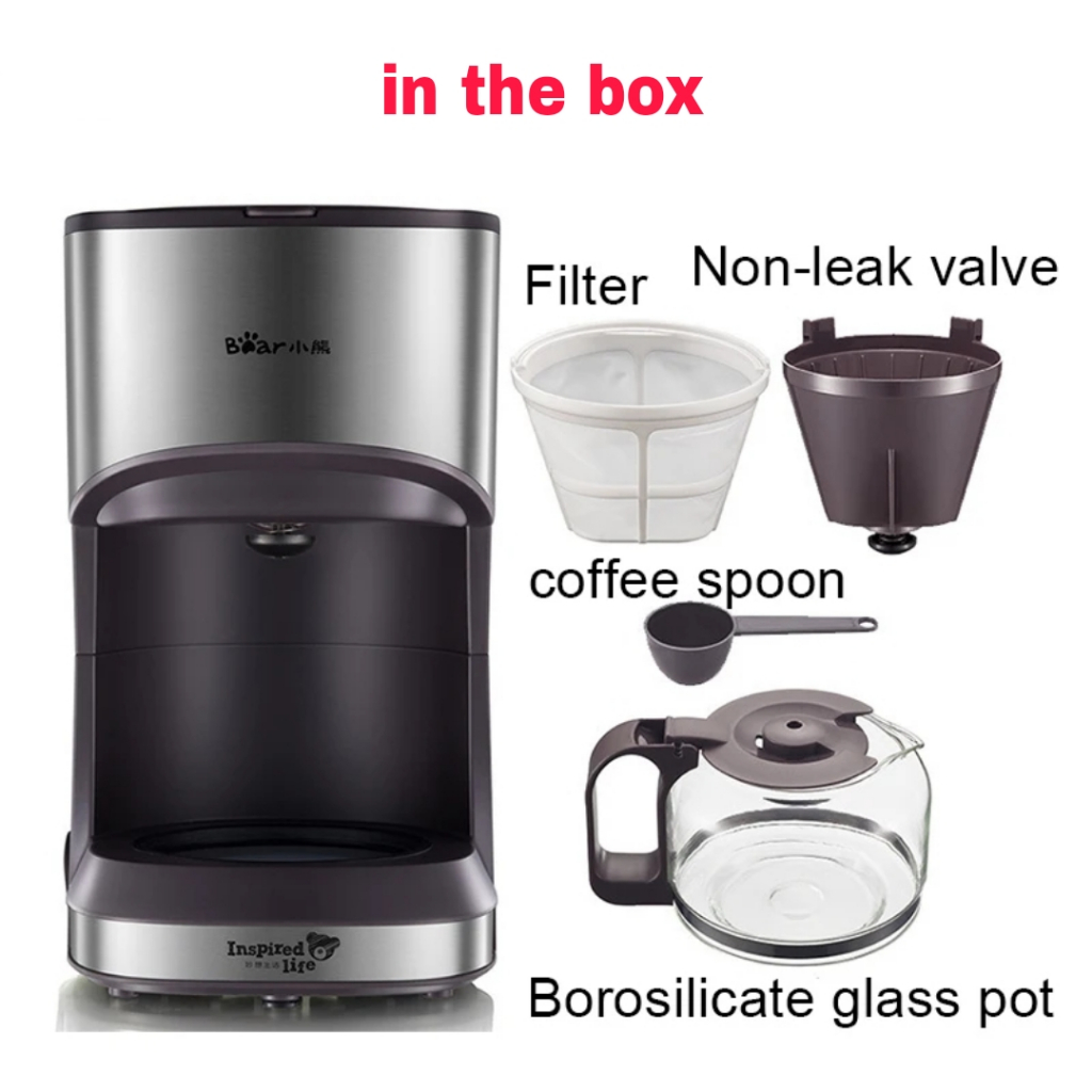 Coffee Machine American Drip 550w Coffee Maker Machine Heat Bear A07