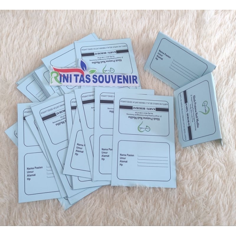

KARTU BEROBAT BIDAN/DOKTER KARTU REGISTER
