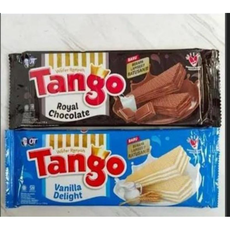 

TANGO WAFER ROYAL CHOCOLATE 110 GRAM 1 DUS ISI 24 PCS