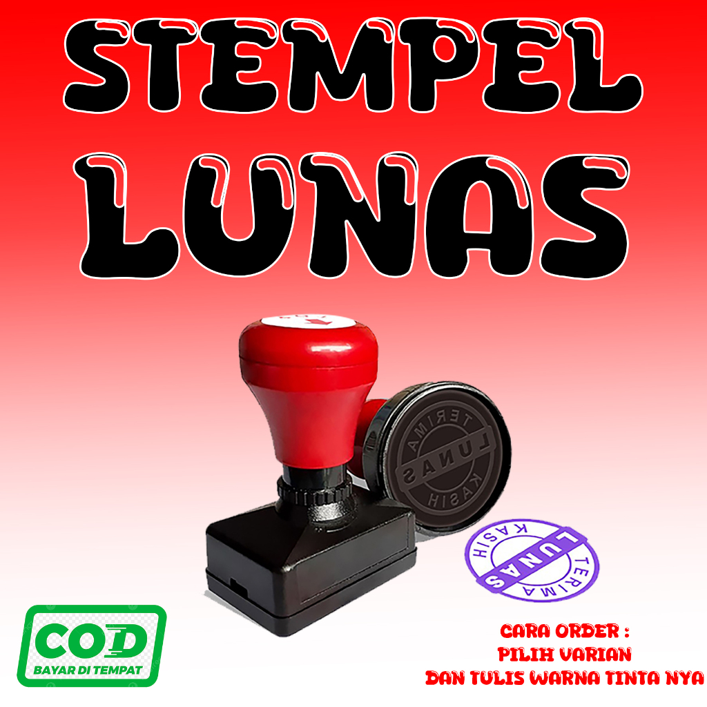 

stempel lunas otomatis varian design