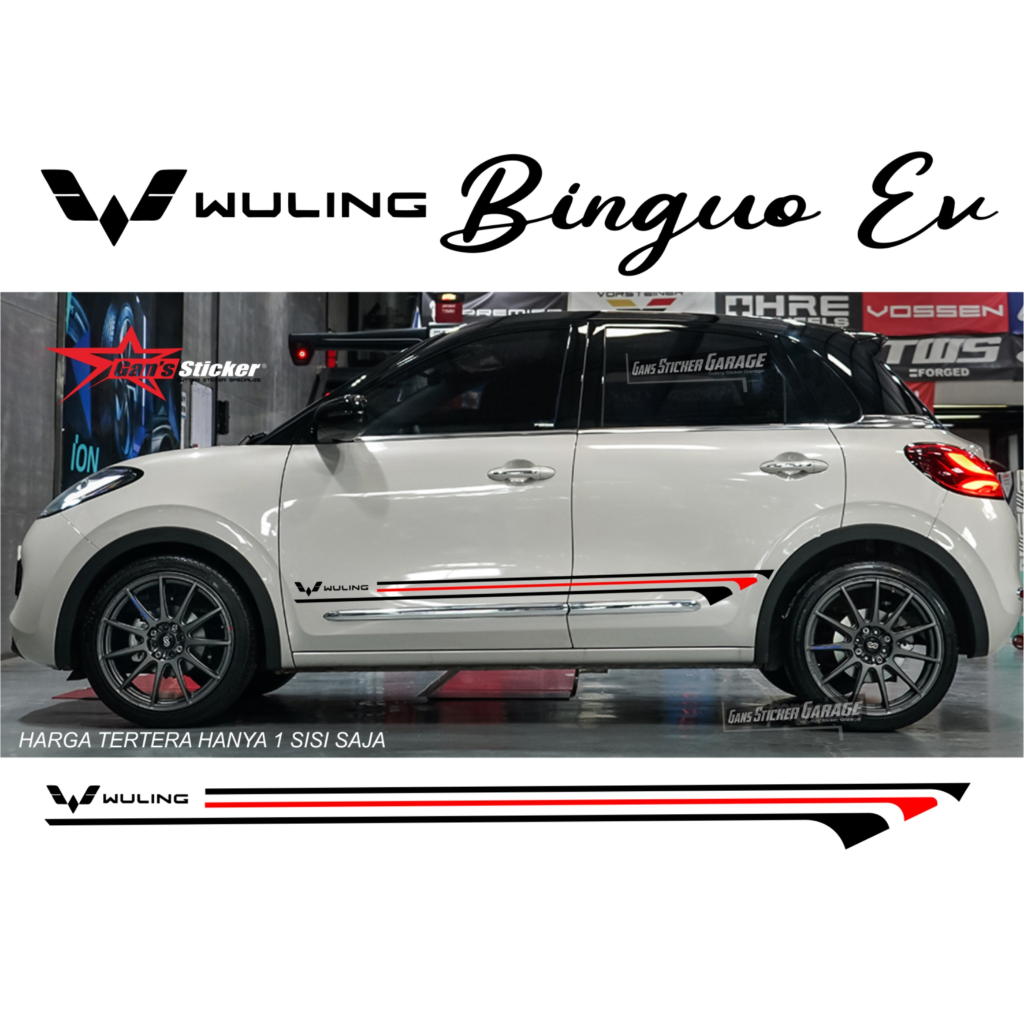 wuling binguo 2023 2024 sticker wuling binguo ev aksesoris wuling binguo ev