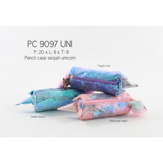 

Pencil Case Sequin Unicorn Kotak Pensil Unicorn Tanduk Berkualitas
