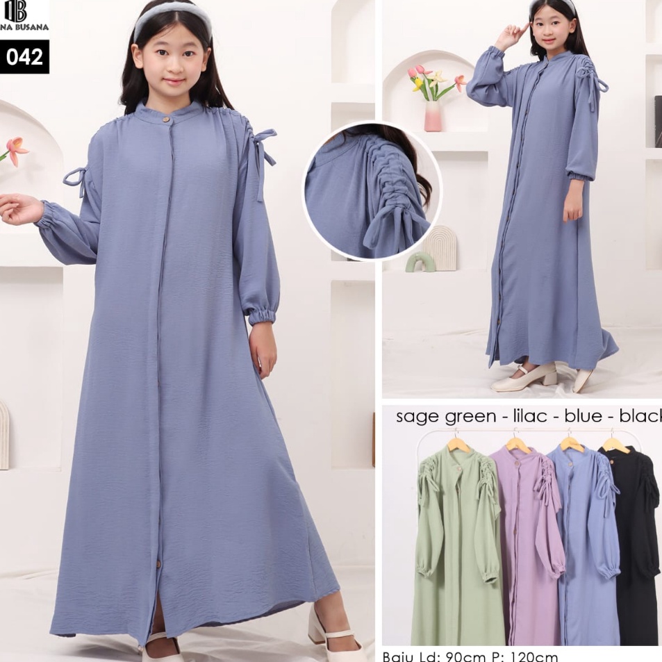 Penjualan Spesial  Gamis Angela Kids Gamis Anak Tanggung Gamis Polos Anak Tanggung Gamis Kekinian An
