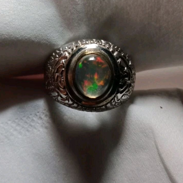 Cincin batu kalimaya kristal jarong natural