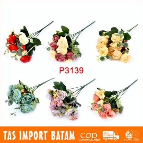 TERBARU TIB COD P3139  HARGA PERTANGKAI 1 KG BISA 28 PCS BUNGA BUKET  BUNGA DEKORASI TANAMAN ARTIFIS