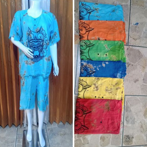 Diskon sekarang BAJU BARONG SETELAN DEWASASET BAJU BERCAK PRIA WANITA KHAS BALI