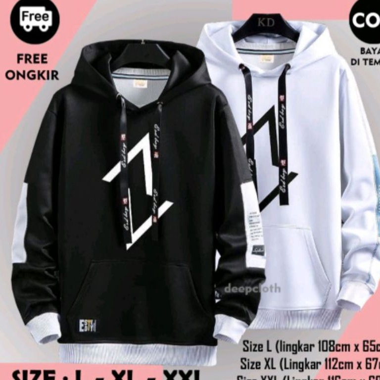 Barang keren Sweater Pria WY Hoodie Remaja Dewasa Sweater Cowo Hoodie flecce Murah