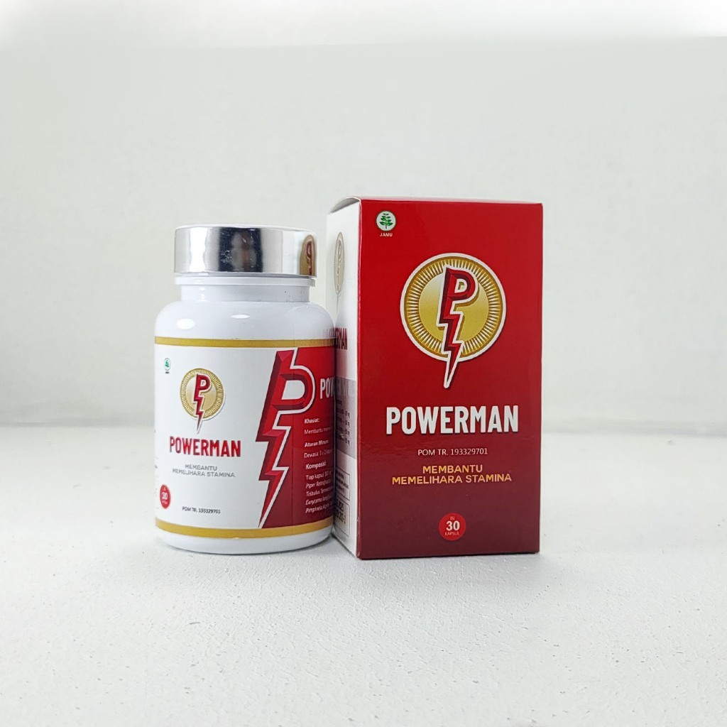 POWERMAN OBAT KUAT PRIA TAHAN LAMA PALING AMPUH PERMANEN CEPAT BPOM ORIGINAL POWERMAN OBAT KUAT PRIA