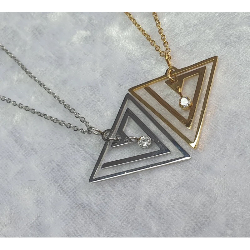 Kalung Seventeen Kpop Necklace Seventeen Diamond Titanium Gold Silver Kalung Logo Seventeen