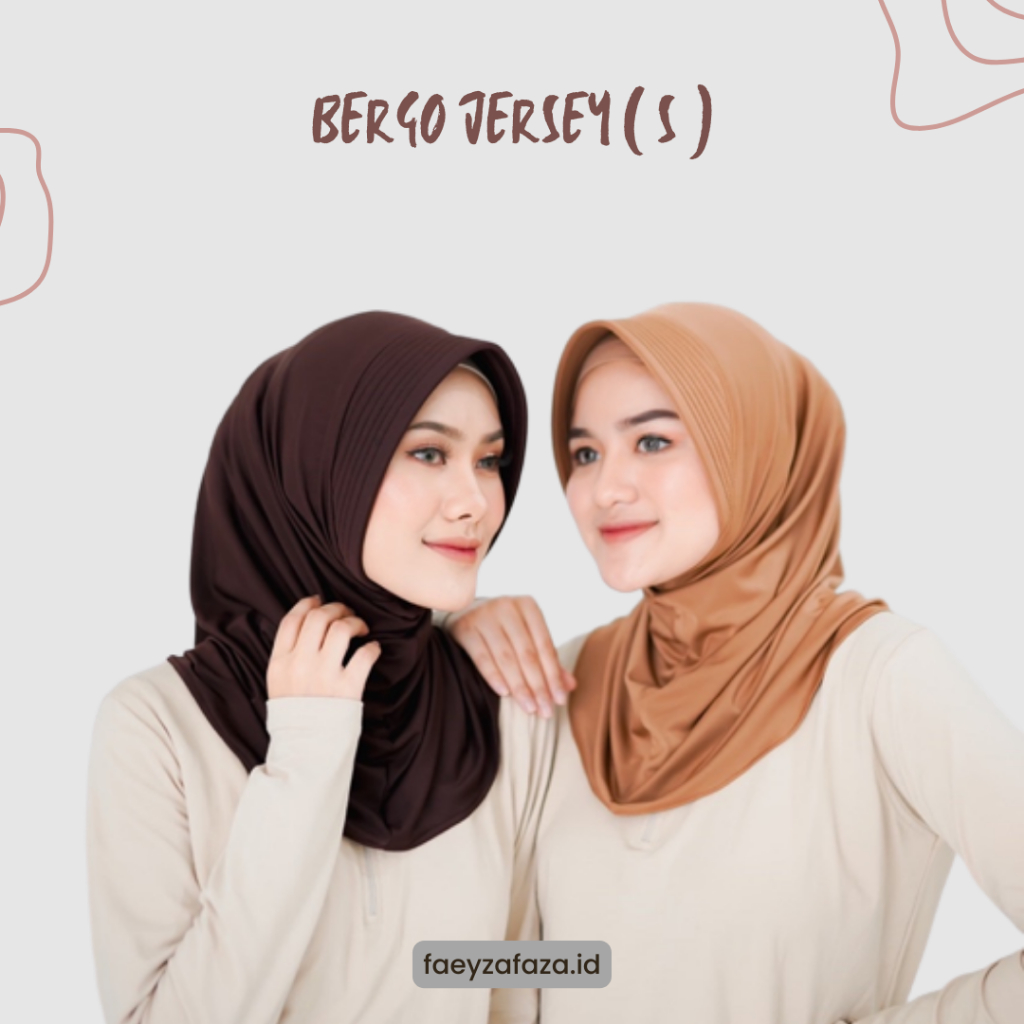 Jilbab Instan Hijab Sport Jersey Premium