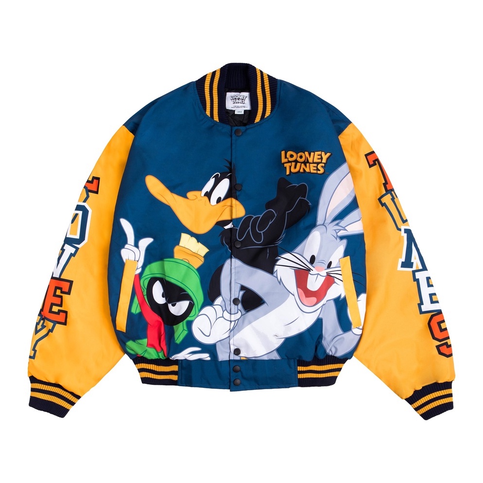 Tren Kekinian LOONEY TUNES BE FRIEND JACKET  NAVY