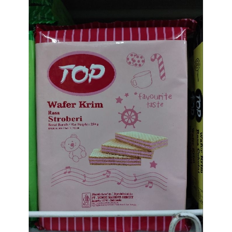 

KZ - top wafer krim rasa strawberry 300g